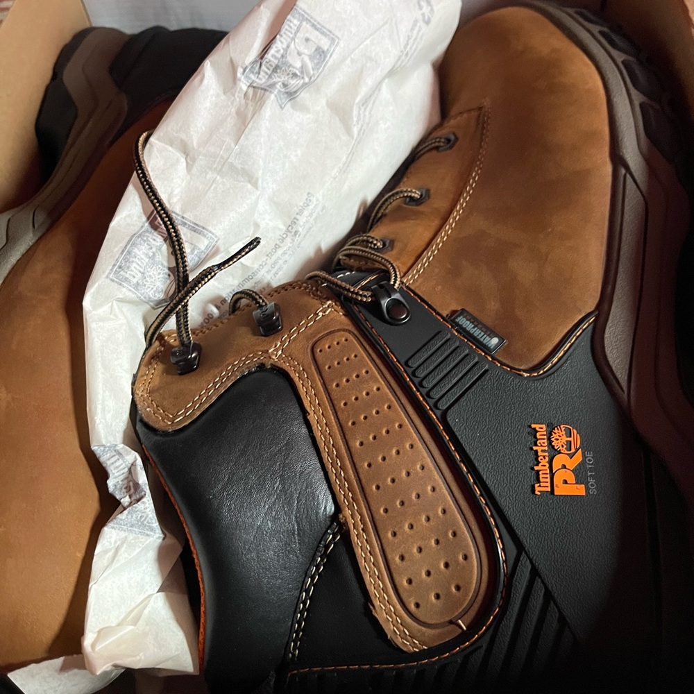 Timberland PRO Brown and Black Safety Boots